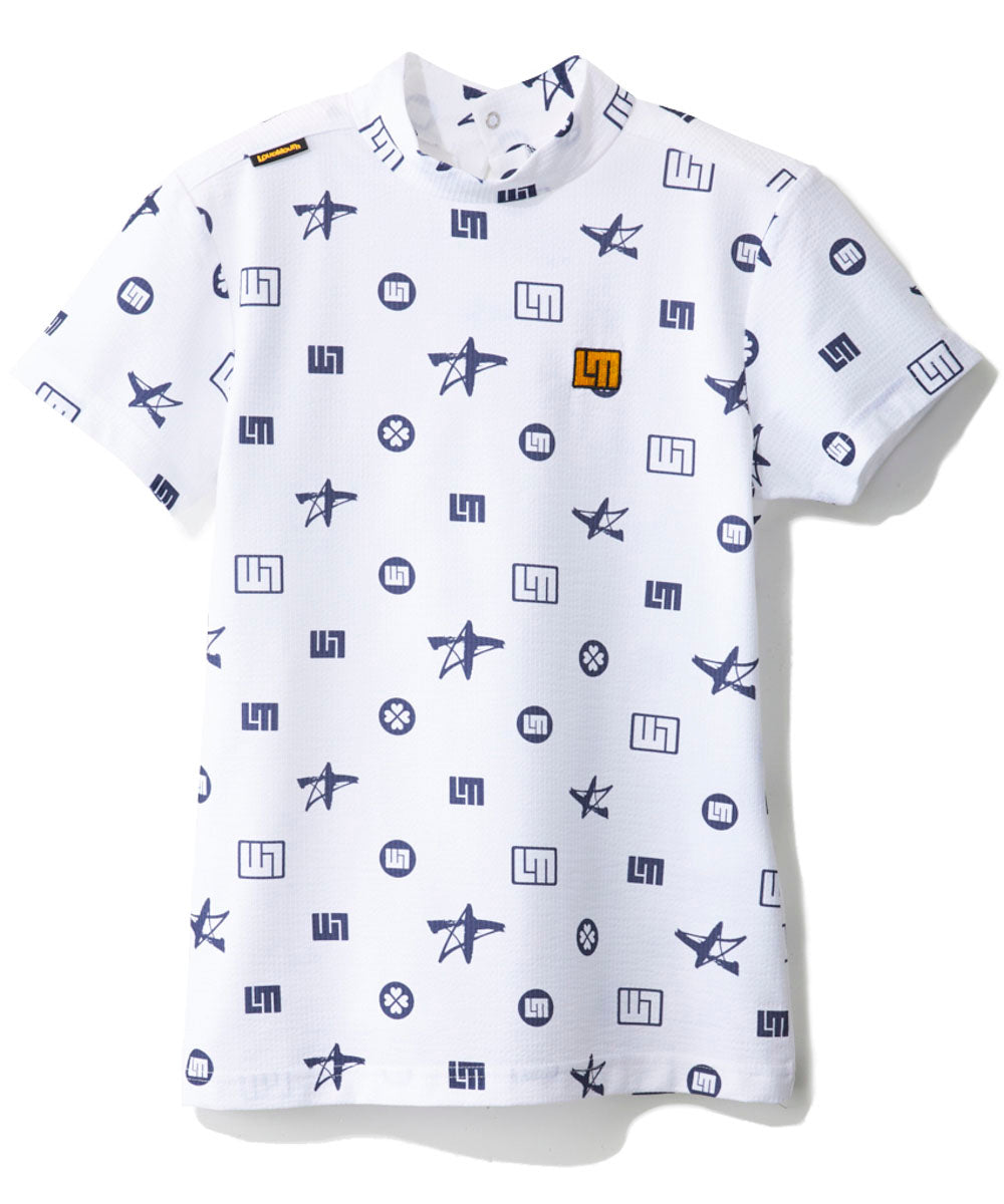 ラウドマウス LOUDMOUTH ニットサッカーモックネックシャツ （WT） WT