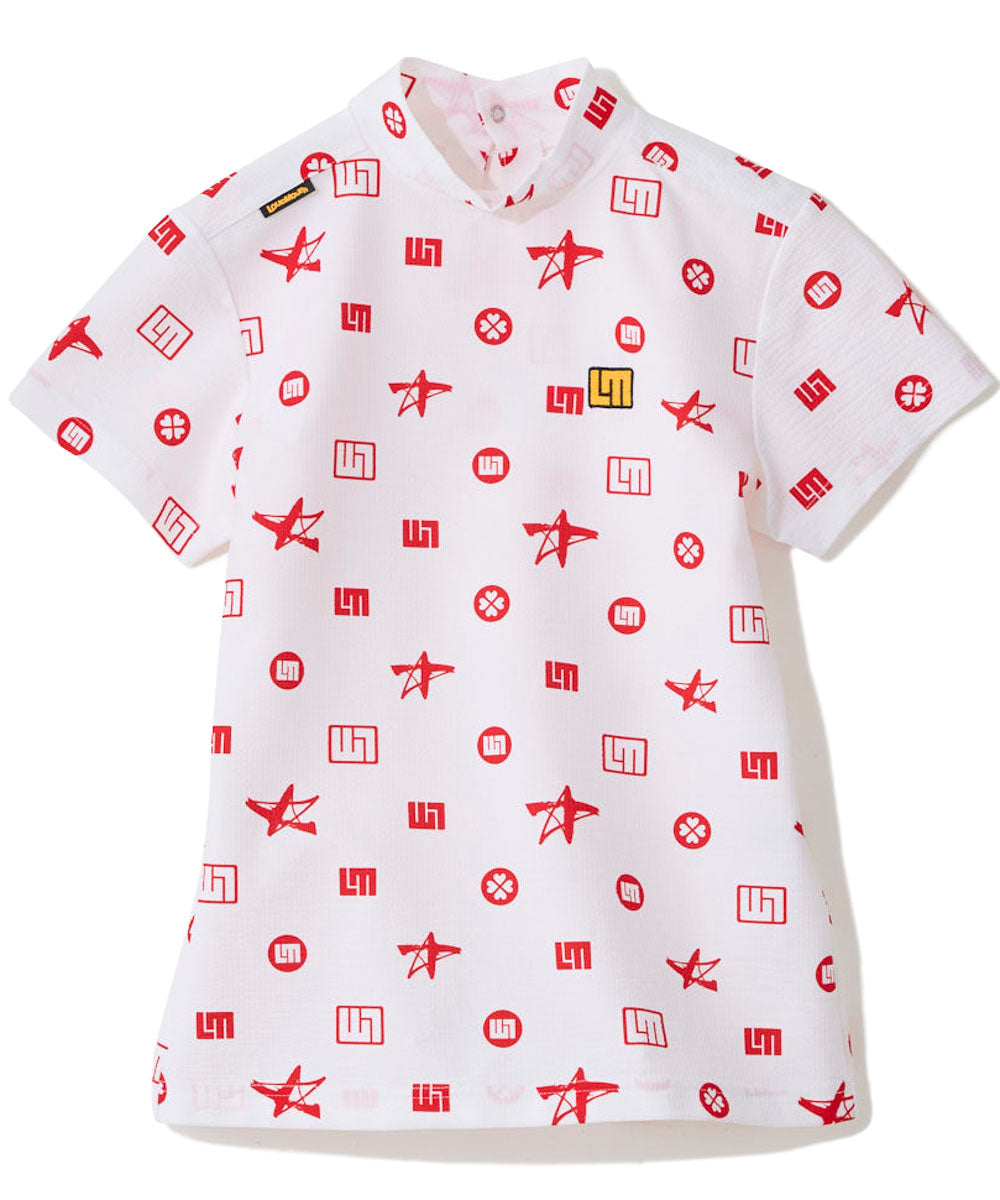 ラウドマウス LOUDMOUTH ニットサッカーモックネックシャツ （RD） RD