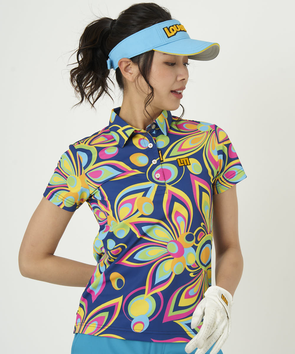 ラウドマウス LOUDMOUTH 柄半袖シャツ （Shagadelic Blue） Shagadelic Blue