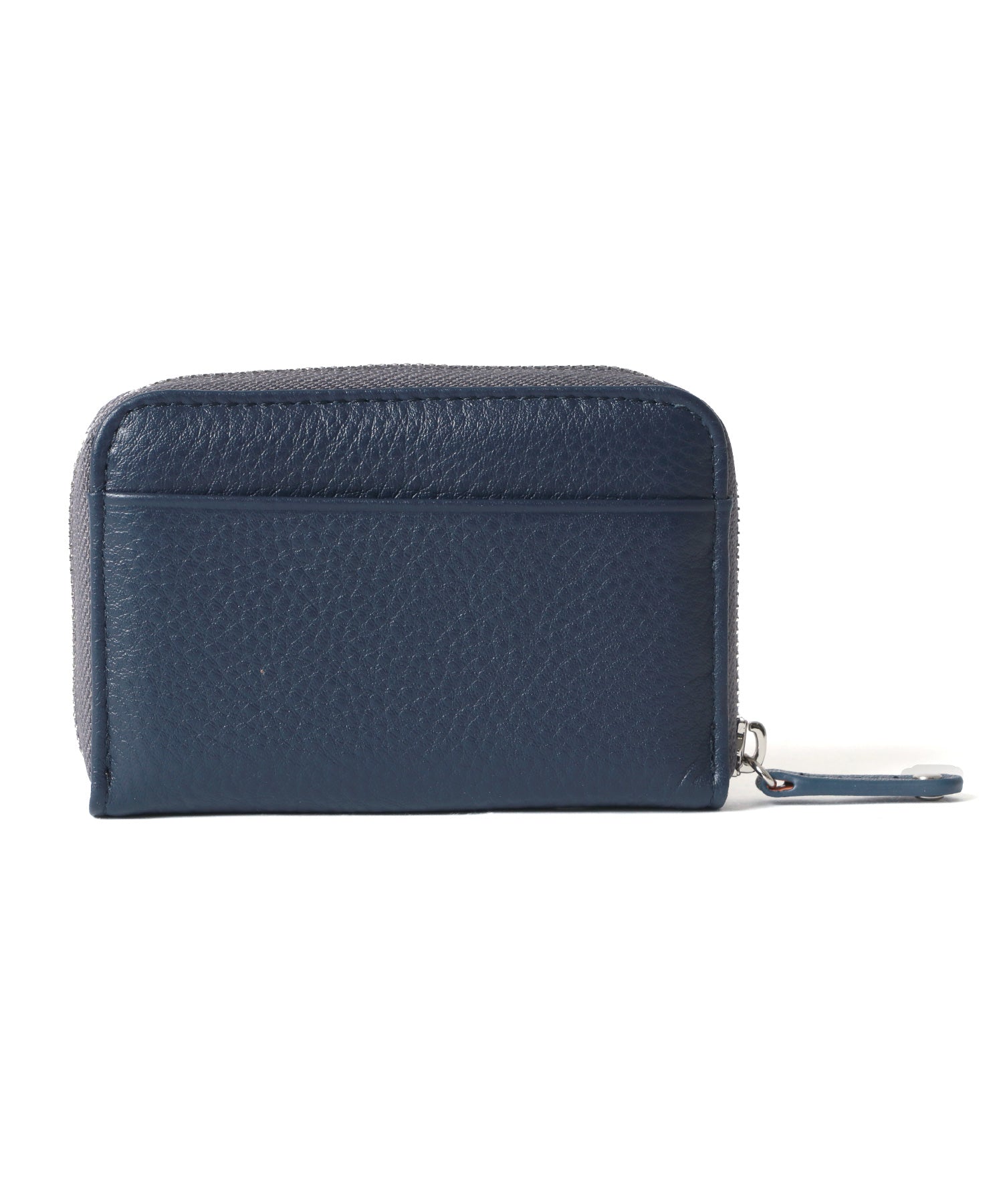 LiBERTO EDWIN Shrink Leather Genuine Leather Round Zipper Coin Case Coin Purse