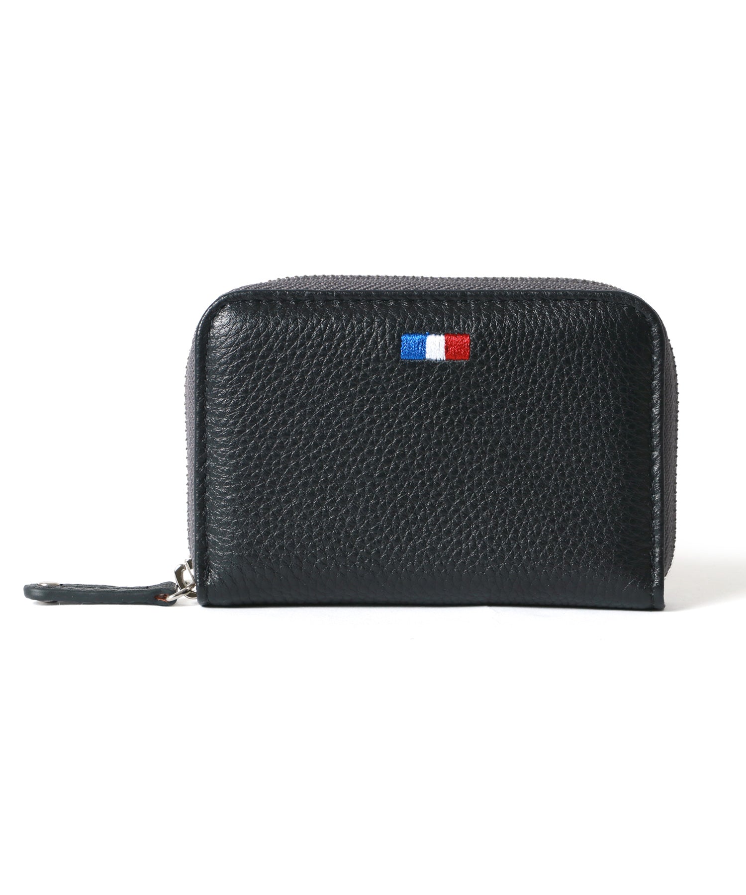 LiBERTO EDWIN Shrink Leather Genuine Leather Round Zipper Coin Case Coin Purse