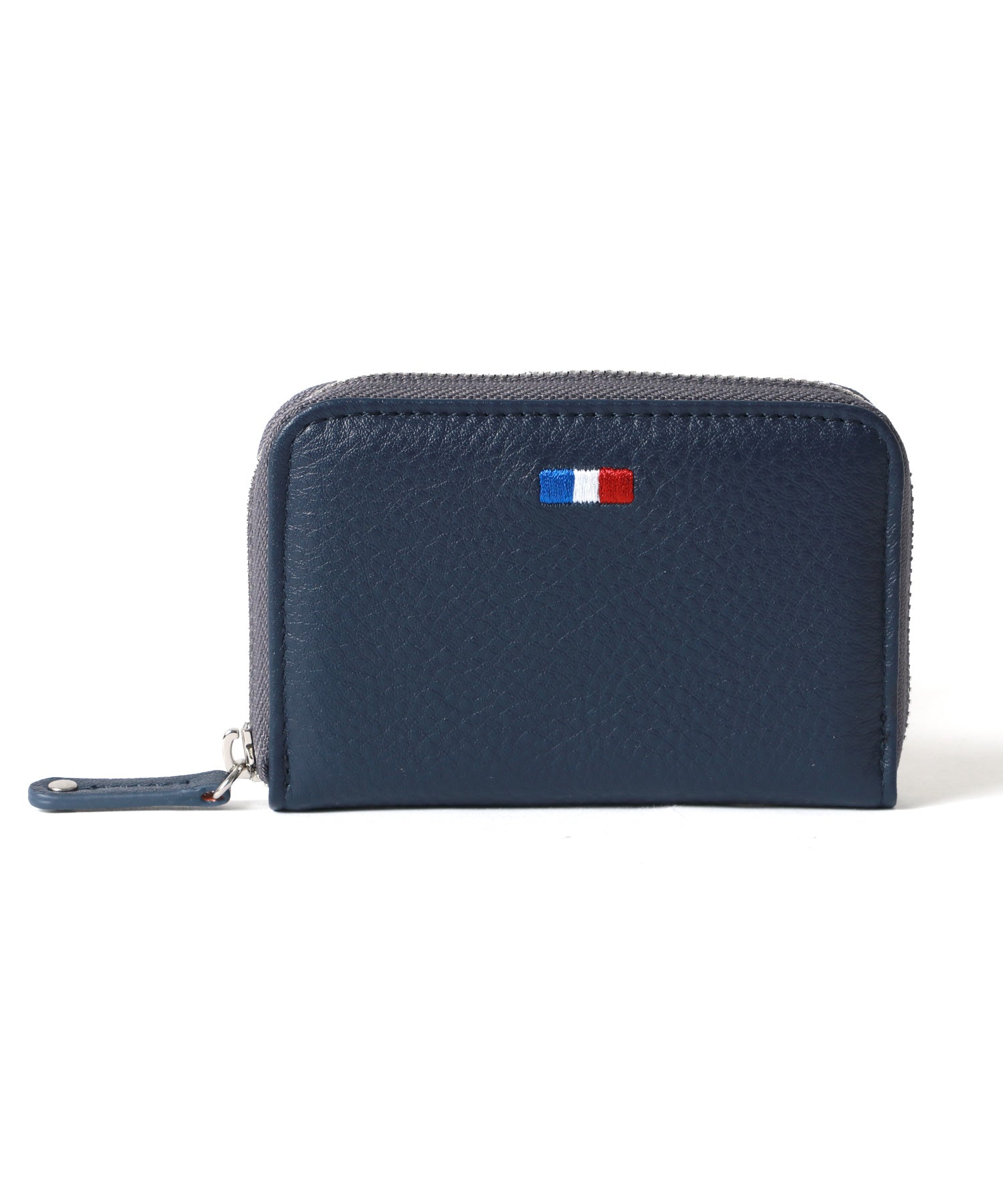 LiBERTO EDWIN Shrink Leather Genuine Leather Round Zipper Coin Case Coin Purse