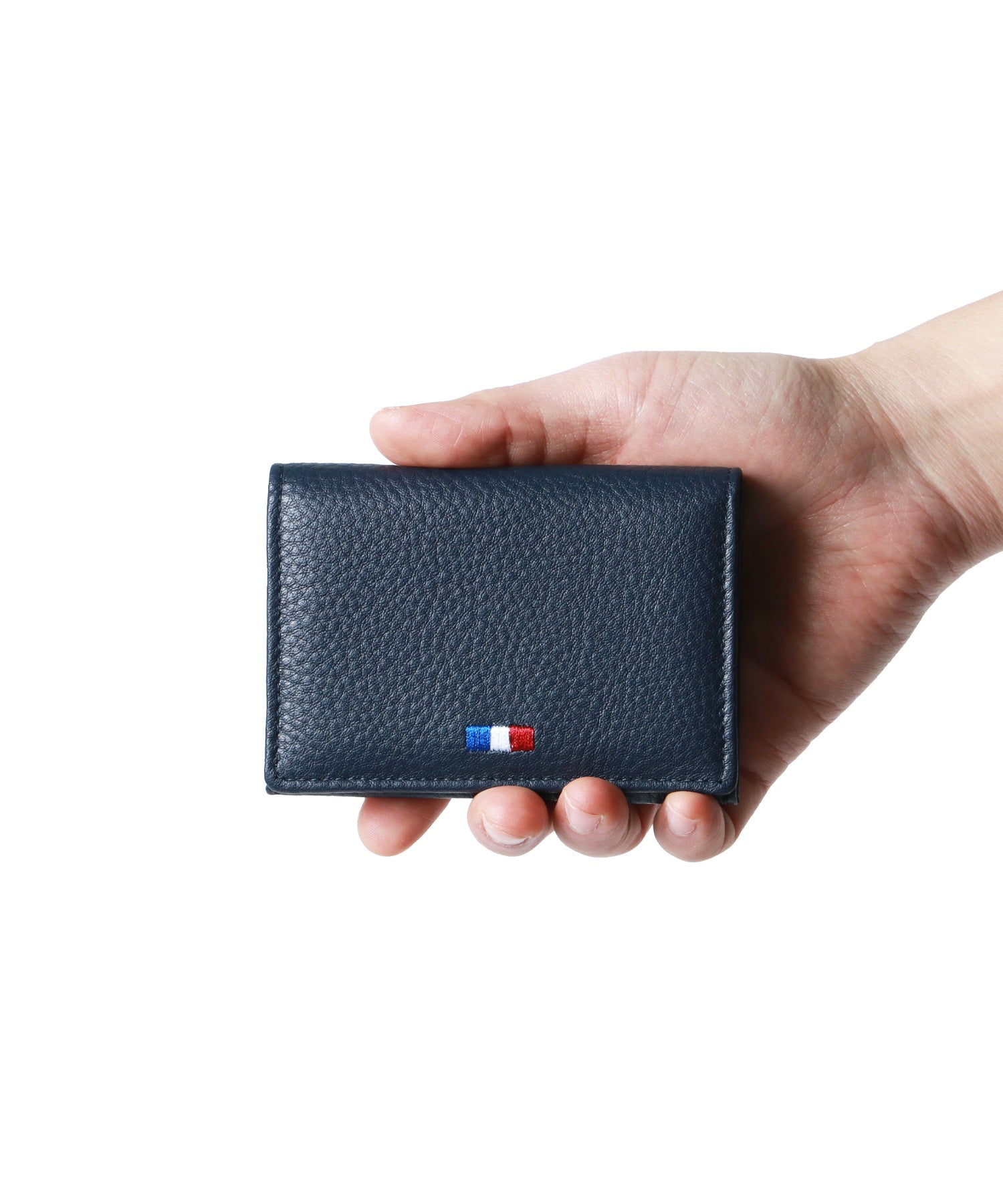 LiBERTO EDWIN Shrink Leather Genuine Leather Business Card Holder Card Case
