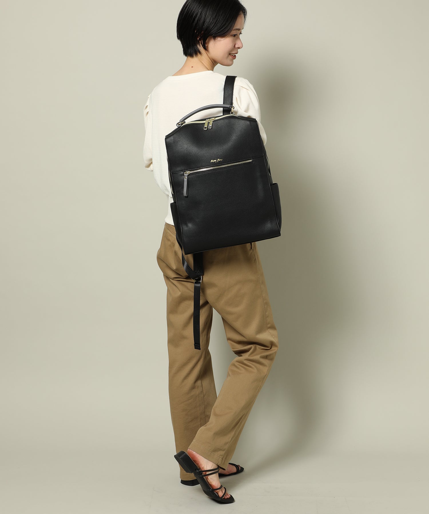 レガート ラルゴ Legato Largo 【Legato Largo / レガートラルゴ】バッグ リュック デイパック リュックサック 鞄 通勤 通学 きれいめ A4収納可 13インチPC収納可