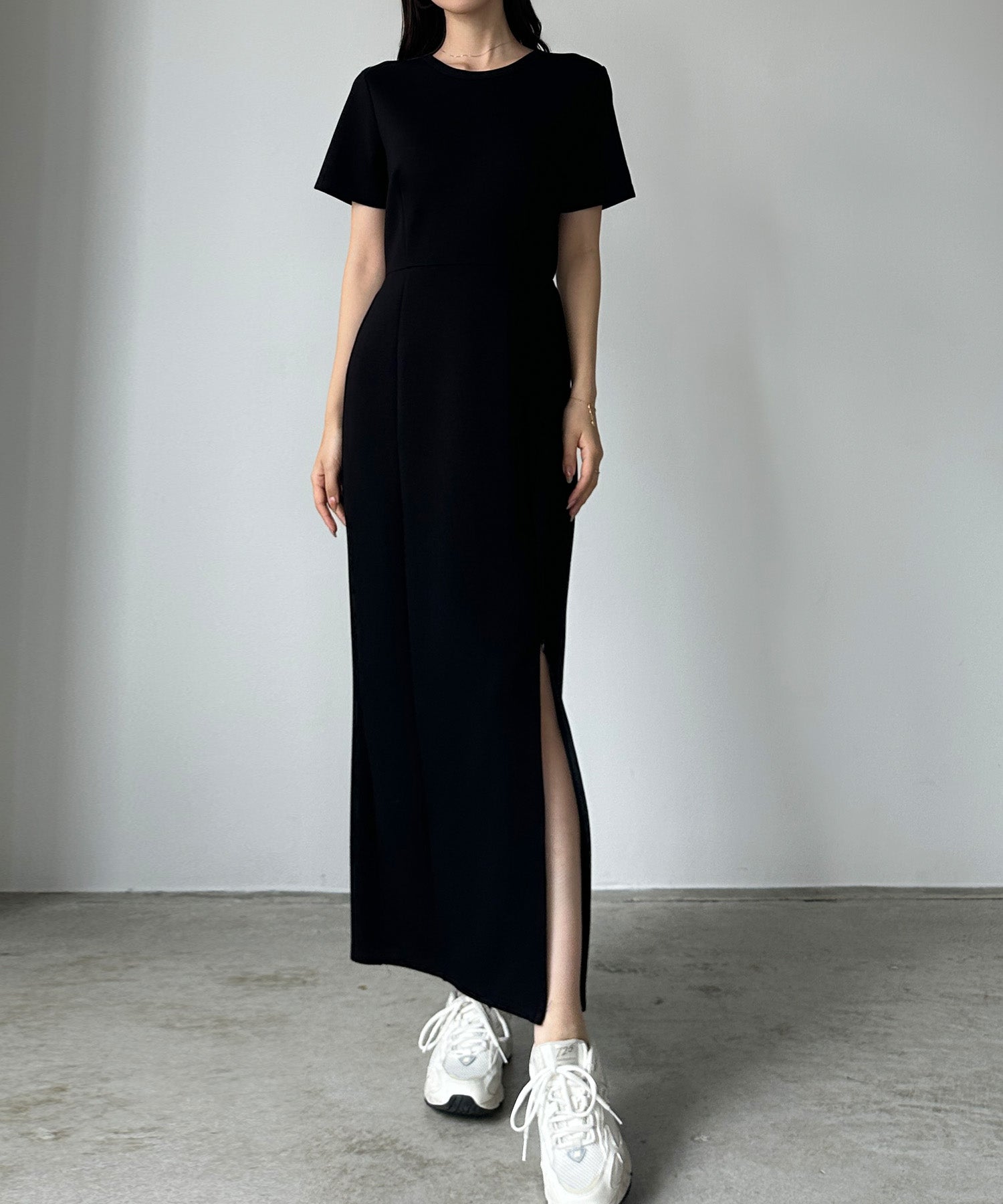 ルエレ Louere Louere ストレッチカットマーメイドワンピース （Bブラック） Bブラック