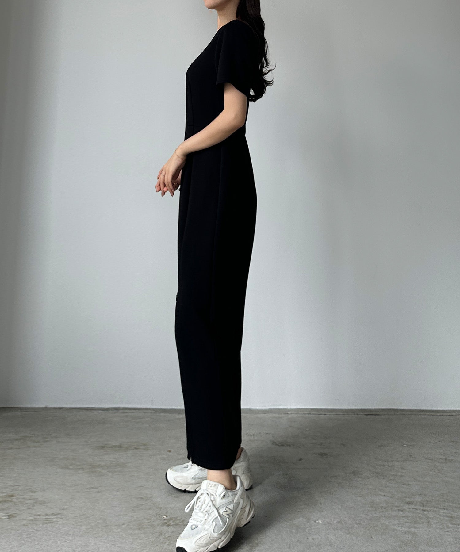 ルエレ Louere Louere ストレッチカットマーメイドワンピース （Bブラック） Bブラック