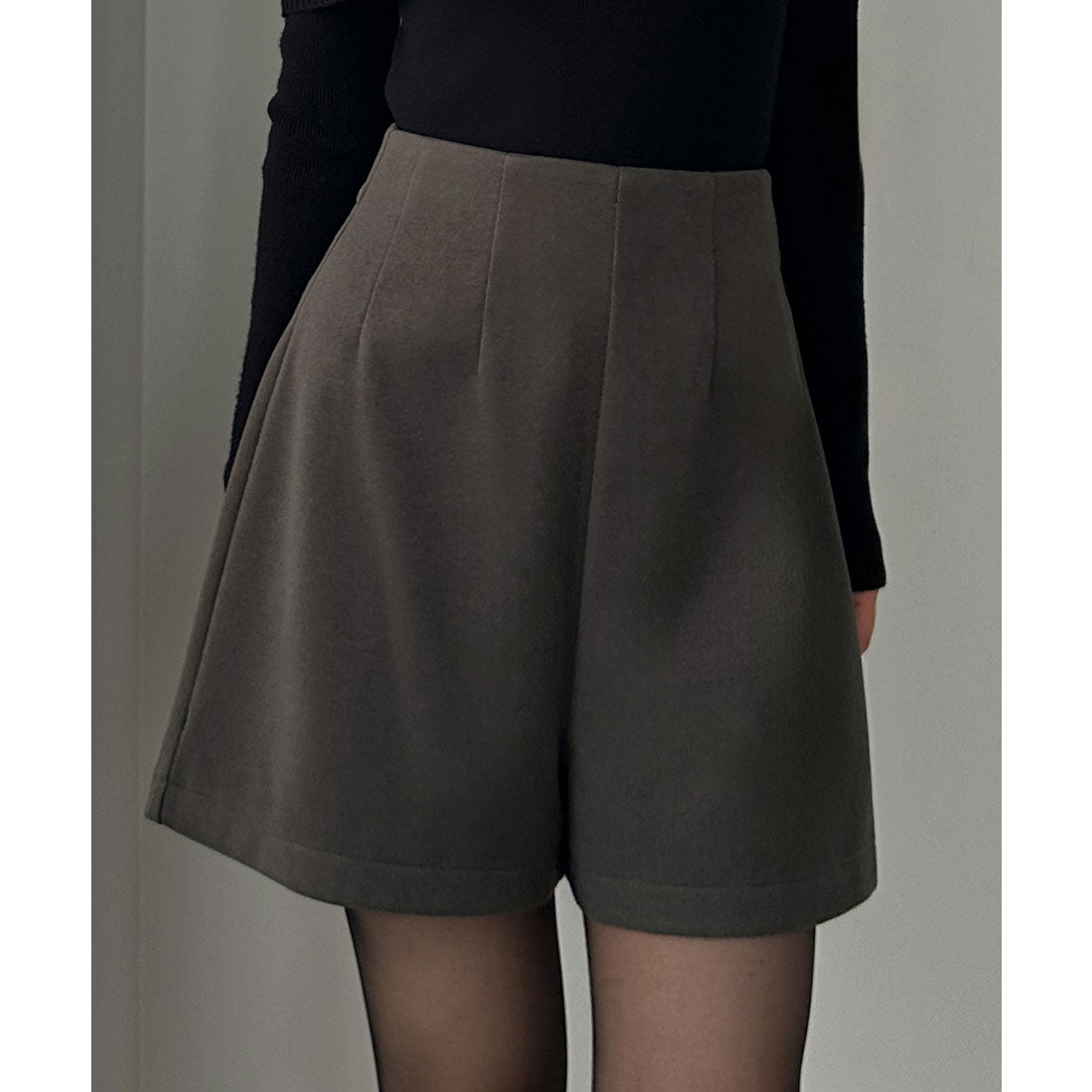 ルエレ Louere Louere ウールライクハイウエストショートパンツ （グレー） グレー