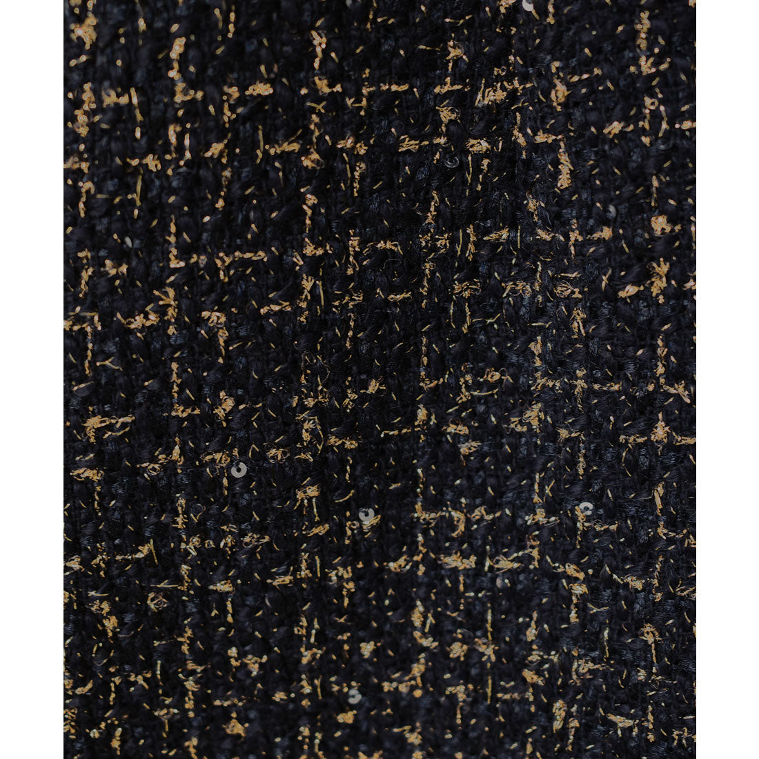 ルエレ Louere Louere ラメファンシーツイードミニスカート（インパン付き、ウール混） （ブラック） ブラック