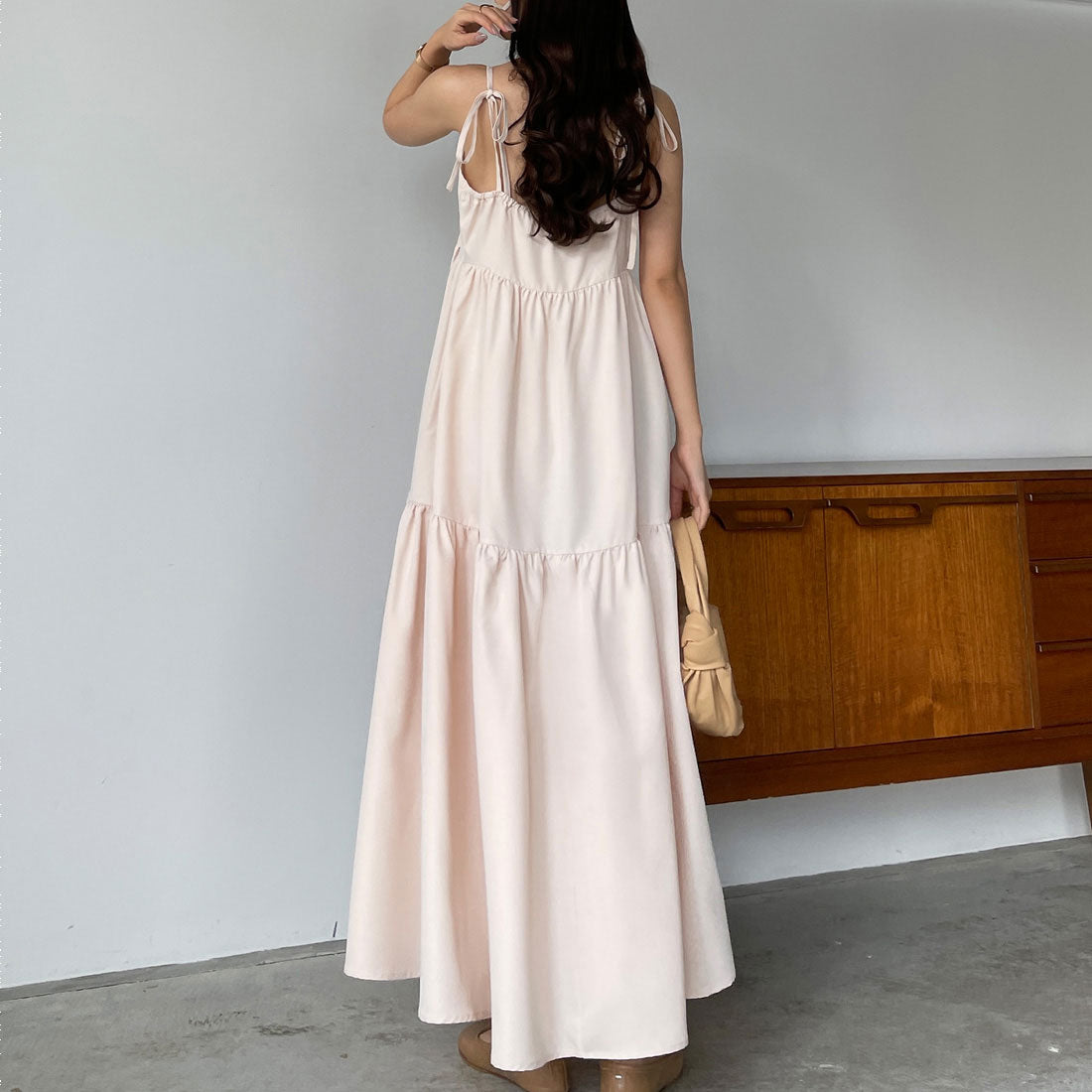 ルエレ Louere リボンティアードキャミワンピース