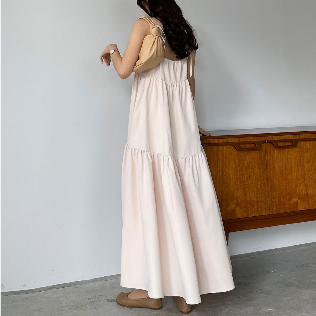 ルエレ Louere リボンティアードキャミワンピース