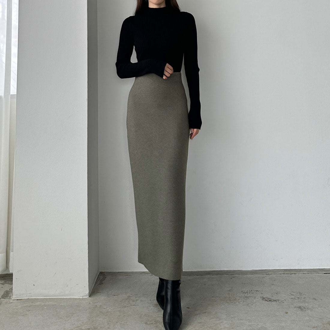 ルエレ Louere Louere タイトニットペンシルスカート