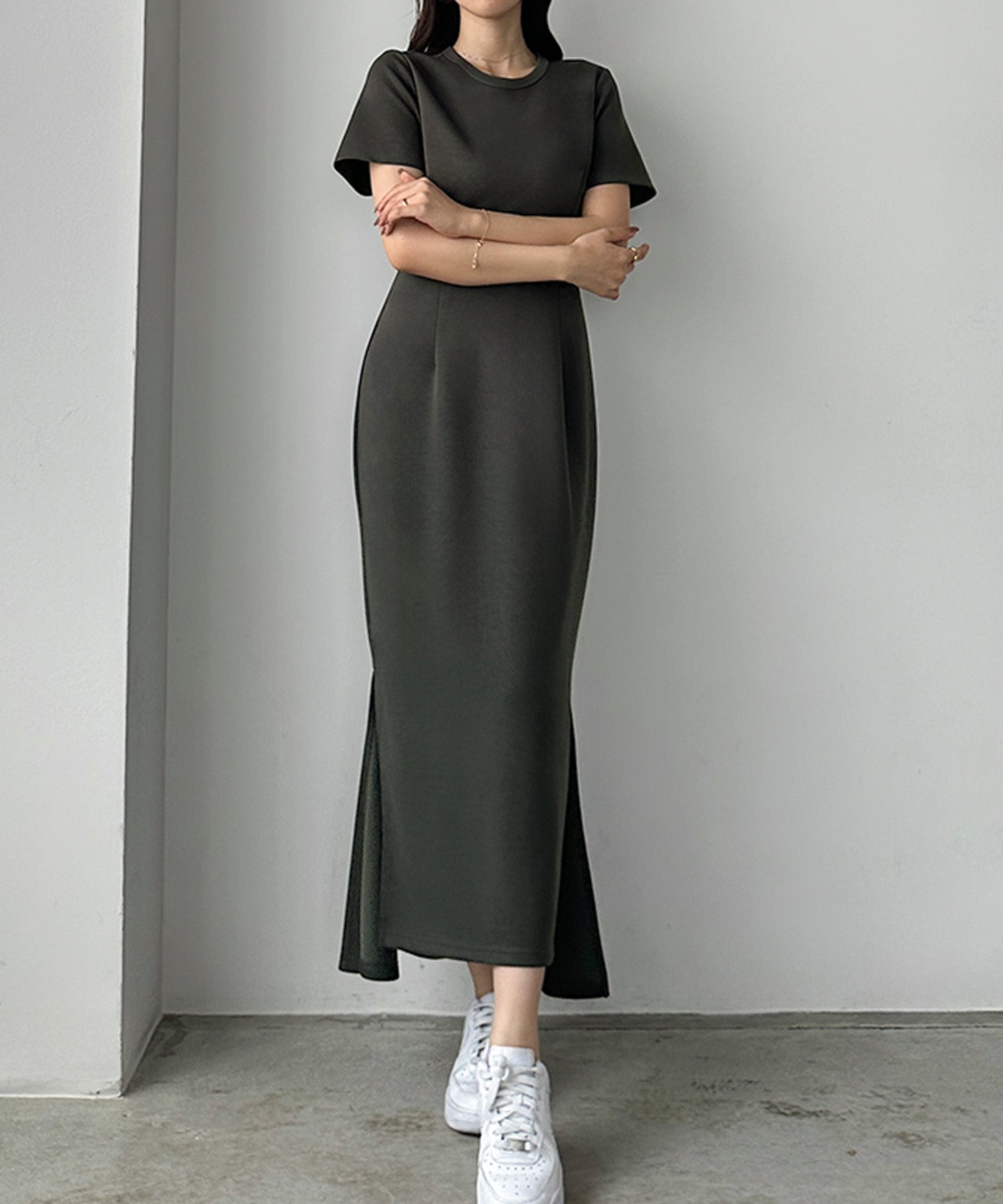 Louere Louere Louere 彈性剪裁美人魚洋裝