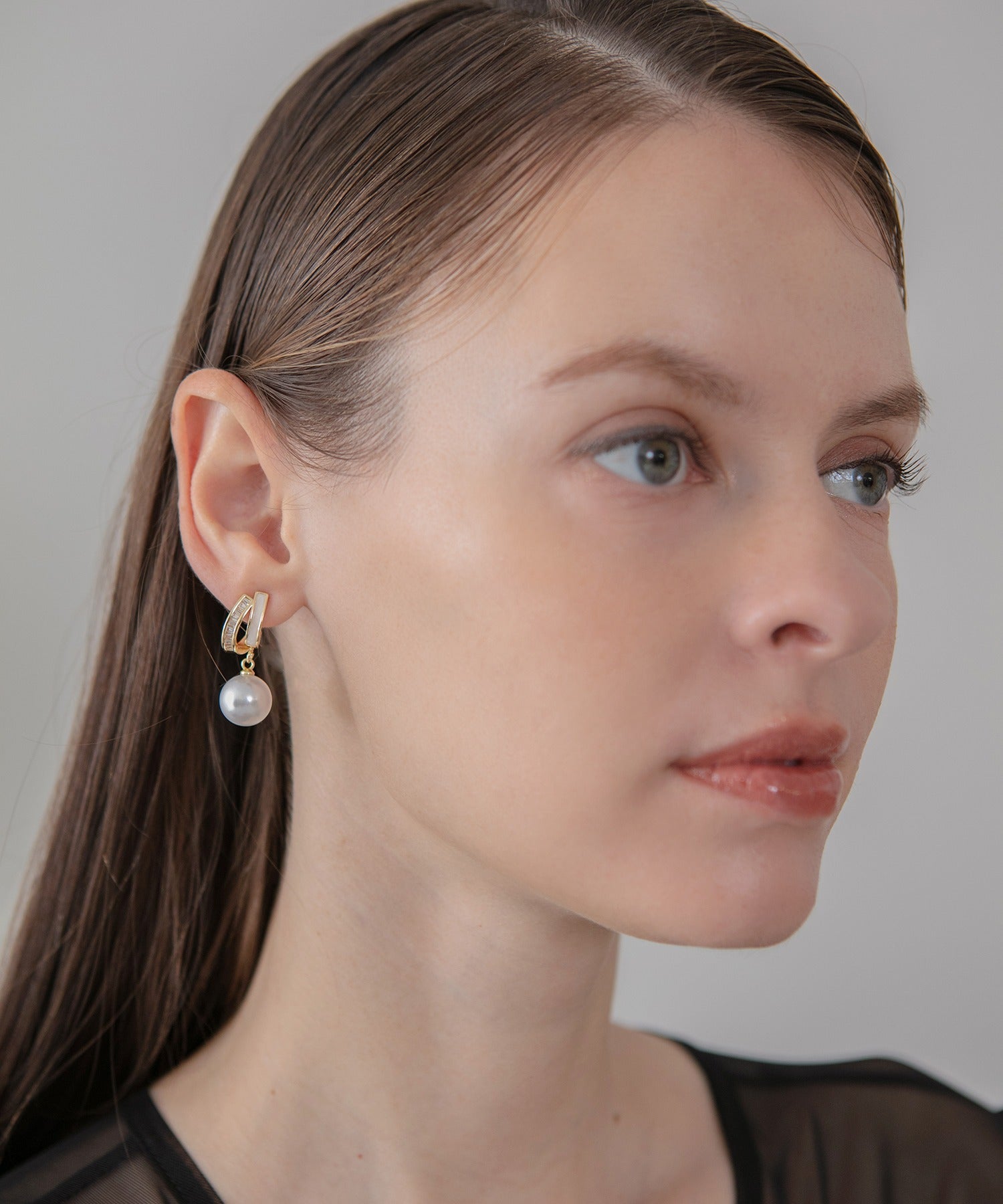 レジャ Leja ゴールドカーブラインドロップパールピアス結婚式 パーティー 成人式 二次会 同窓会 お呼ばれ オケージョン 20代 30代 40代 （GOLD） GOLD