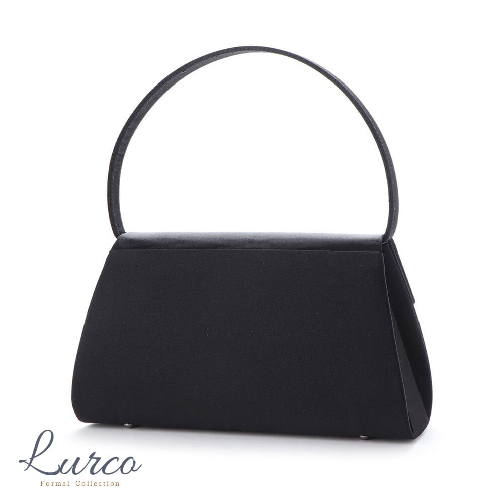 ルルコ Lurco 飽きのこない大人シックデザイン ブラックフォーマルバッグ【95-031039】 （ブラック） ブラック