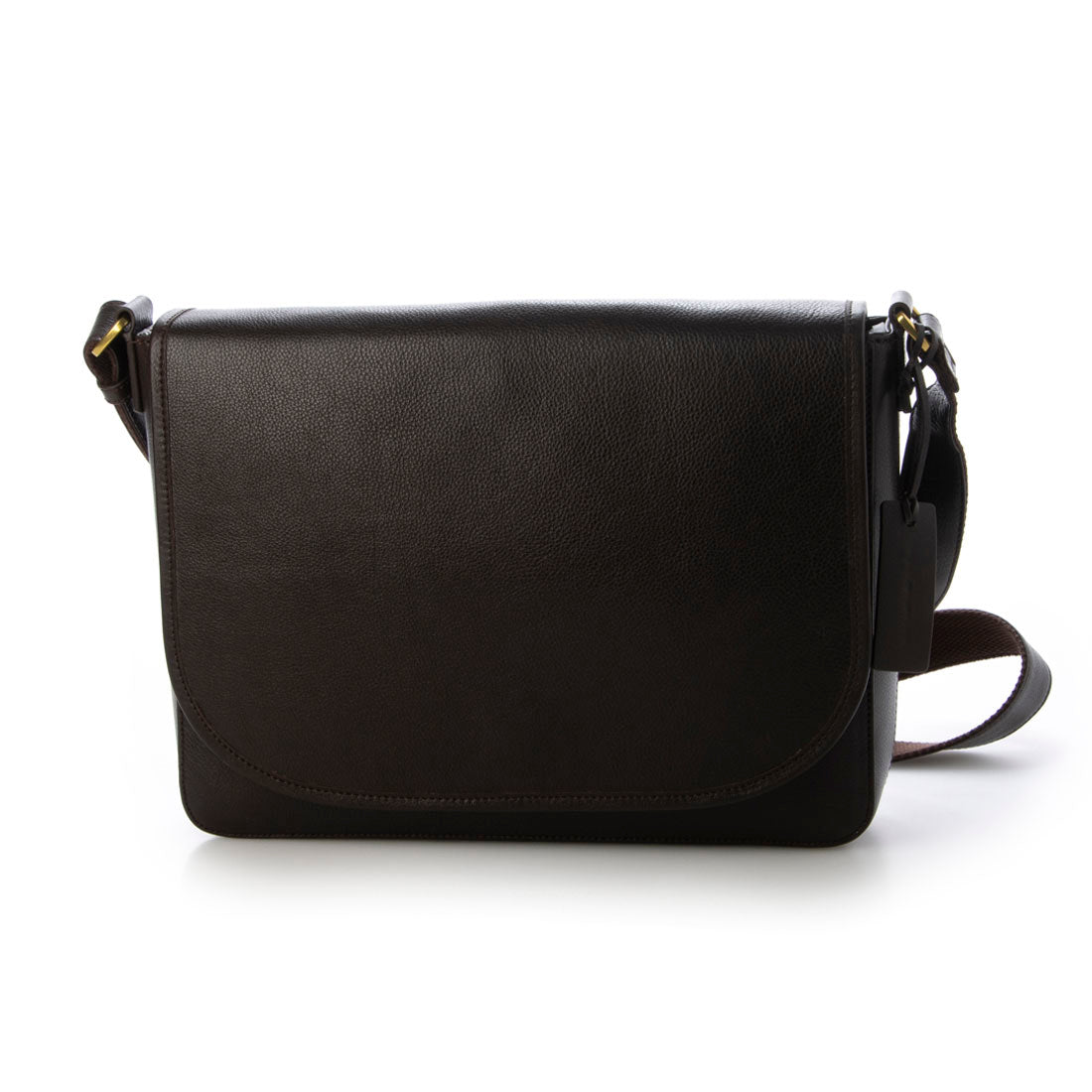 レザーラボラトリー Leather Laboratory 本革フラップショルダー L （DARK BROWN） DARK BROWN