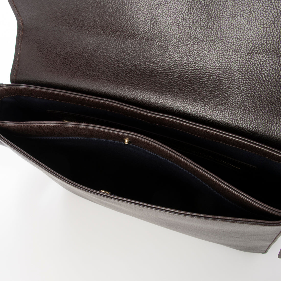 レザーラボラトリー Leather Laboratory 本革フラップショルダー L （DARK BROWN） DARK BROWN