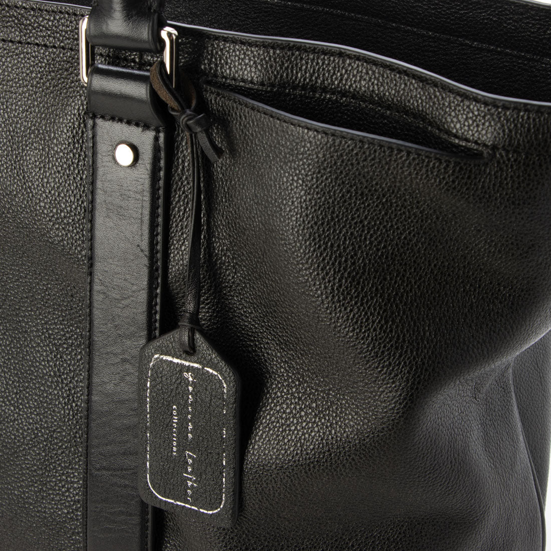 レザーラボラトリー Leather Laboratory 天然シボ レザー 本革トートバッグ 2way ショルダーバッグ