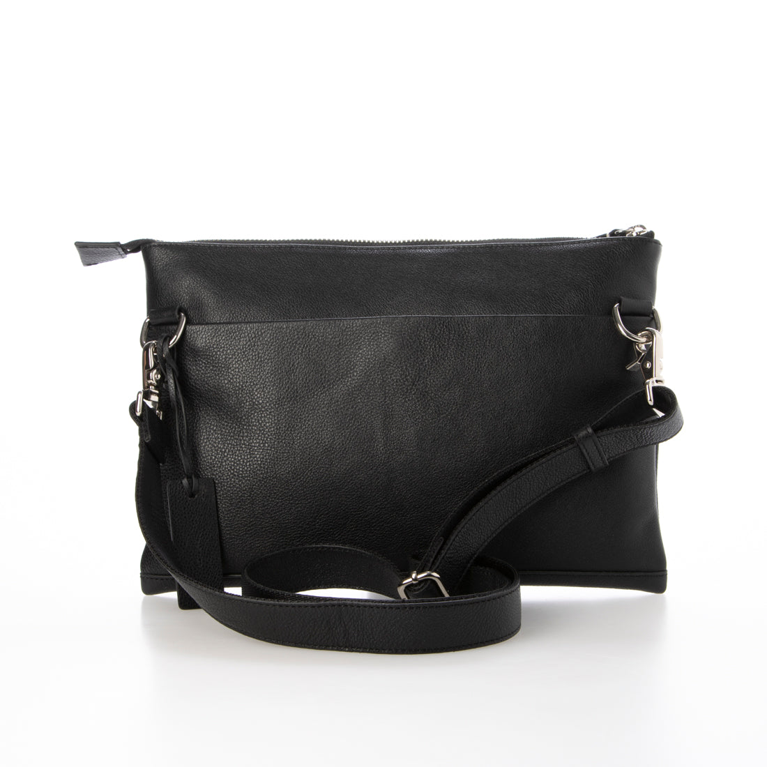 Leather Laboratory Natural Grain Genuine Leather Sacoche M black