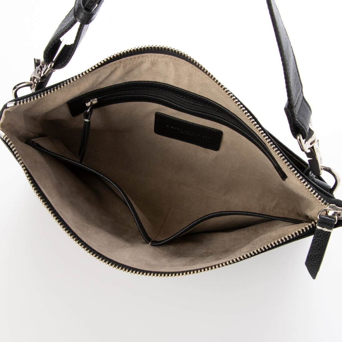 Leather Laboratory Natural Grain Genuine Leather Sacoche M black
