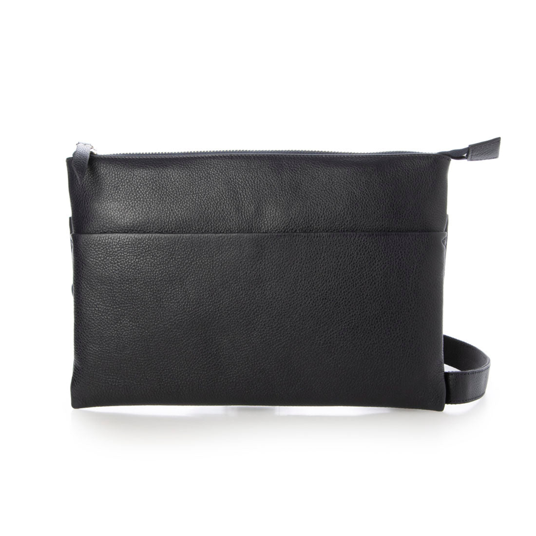 Leather Laboratory Natural Grain Genuine Leather Sacoche M black