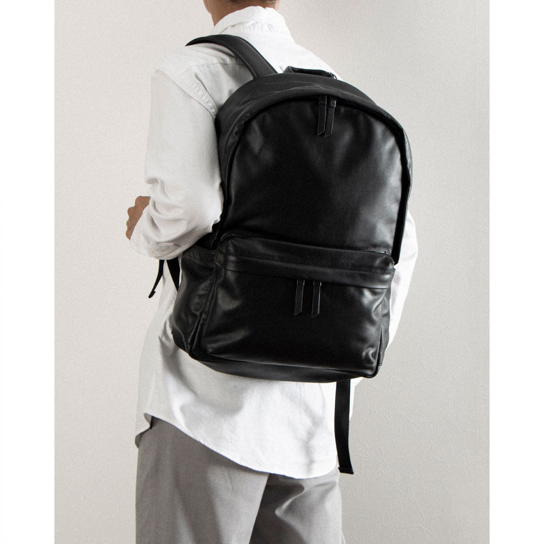 Leather Laboratory Waterproof Leather Daypack Backpack