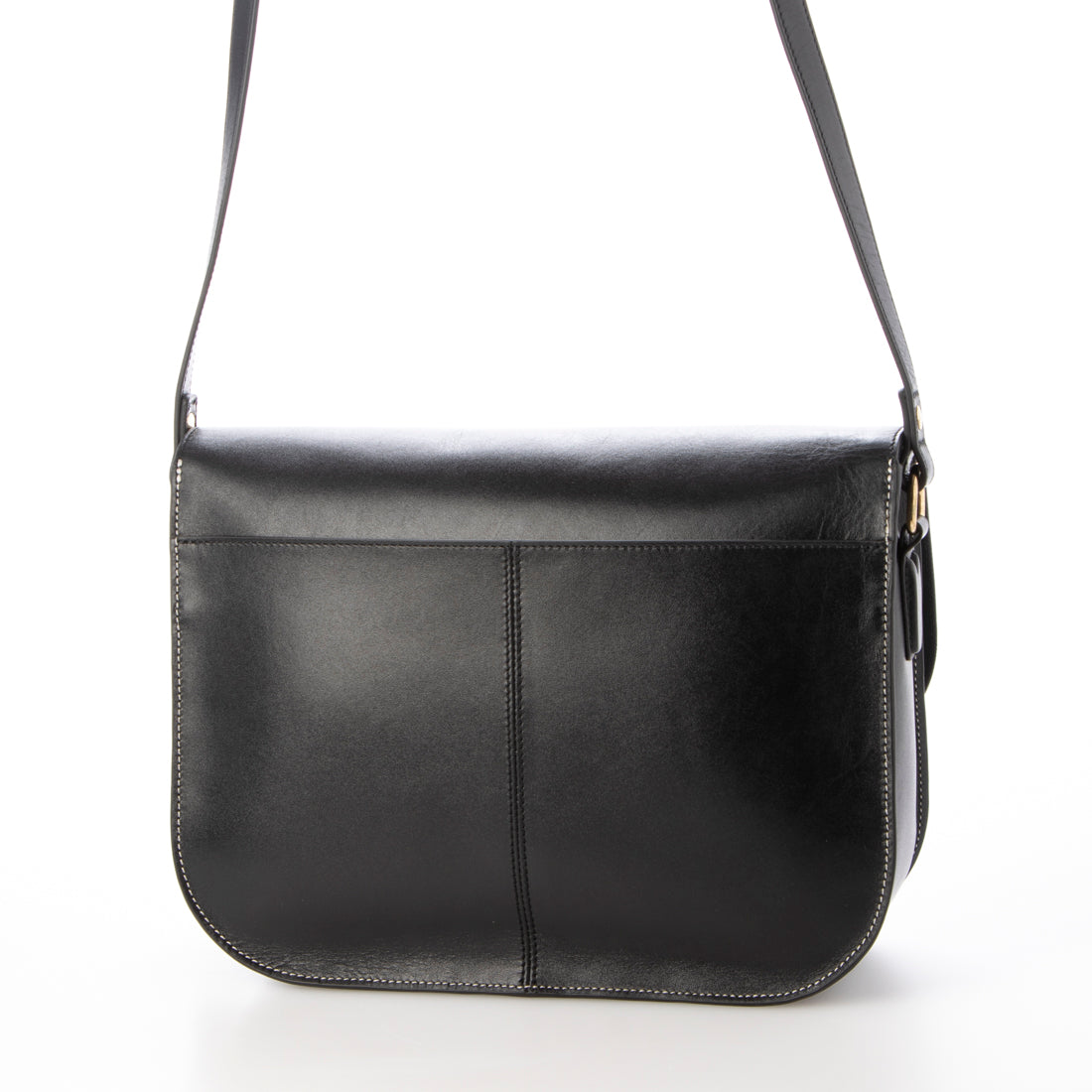 レザーラボラトリー Leather Laboratory 本革フラップショルダーバッグ 大き目