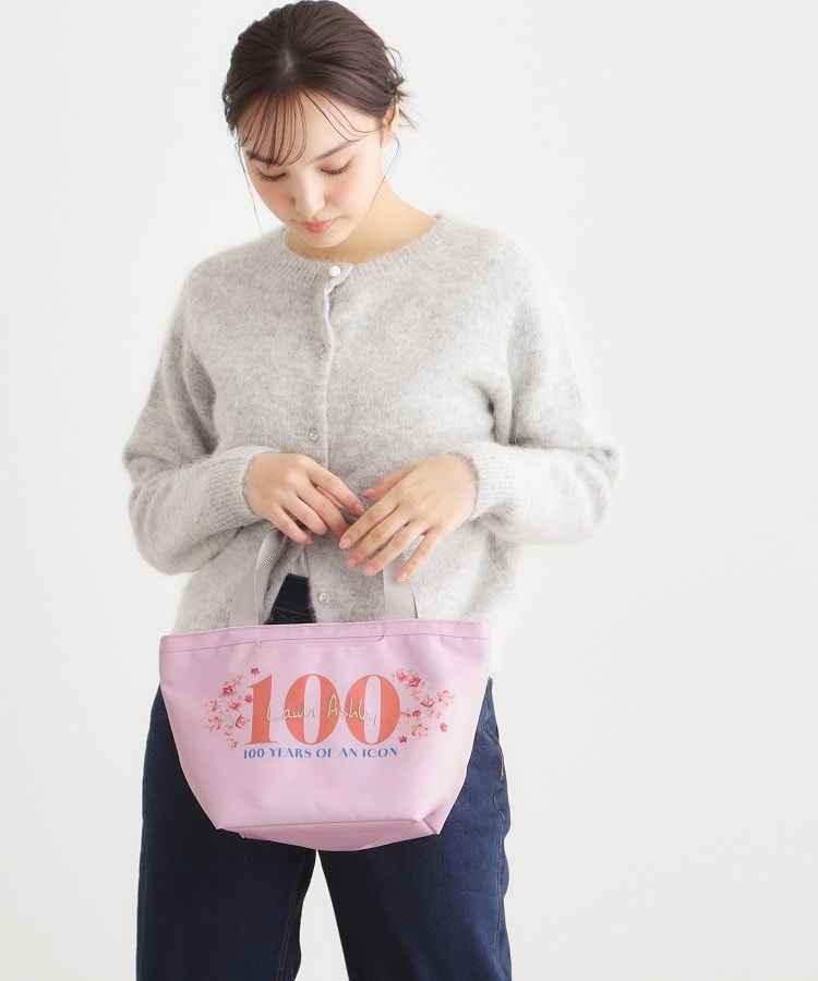 ローラ アシュレイ LAURA ASHLEY ローラ アシュレイ生誕100周年記念ロゴ トートバッグ （ピンク(072)） ピンク(072)