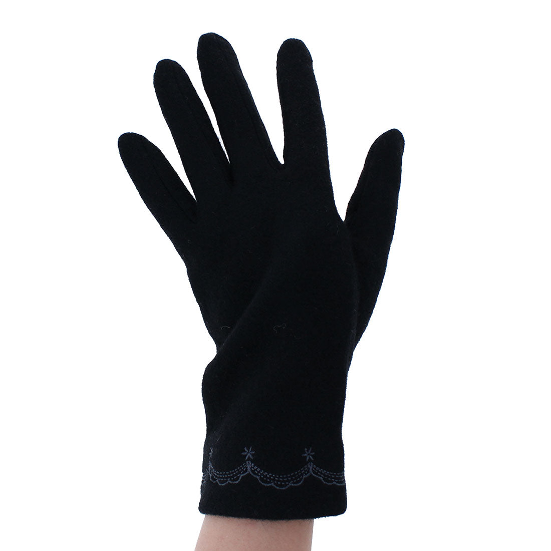 ローラ アシュレイ LAURA ASHLEY 婦人 ジャージ手袋 スマホ対応 五本指