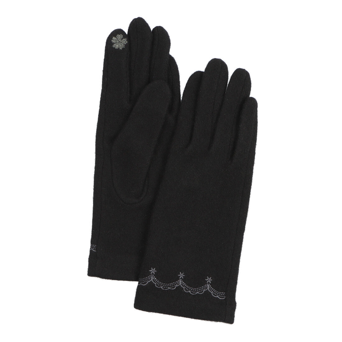 ローラ アシュレイ LAURA ASHLEY 婦人 ジャージ手袋 スマホ対応 五本指