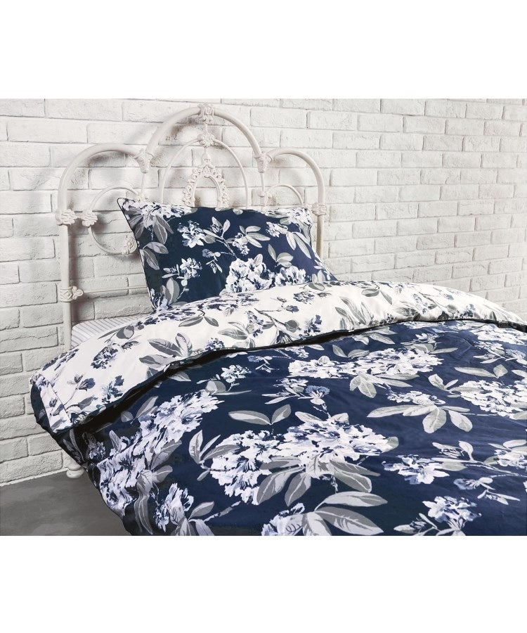 ローラ アシュレイ LAURA ASHLEY 【ダブル】アデリーン柄 マットレスカバー （ネイビー(193)） ネイビー(193)