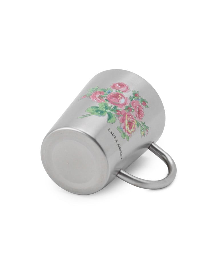 ローラ アシュレイ LAURA ASHLEY プリント ステンレスマグ （ワインレッド(163)） ワインレッド(163)