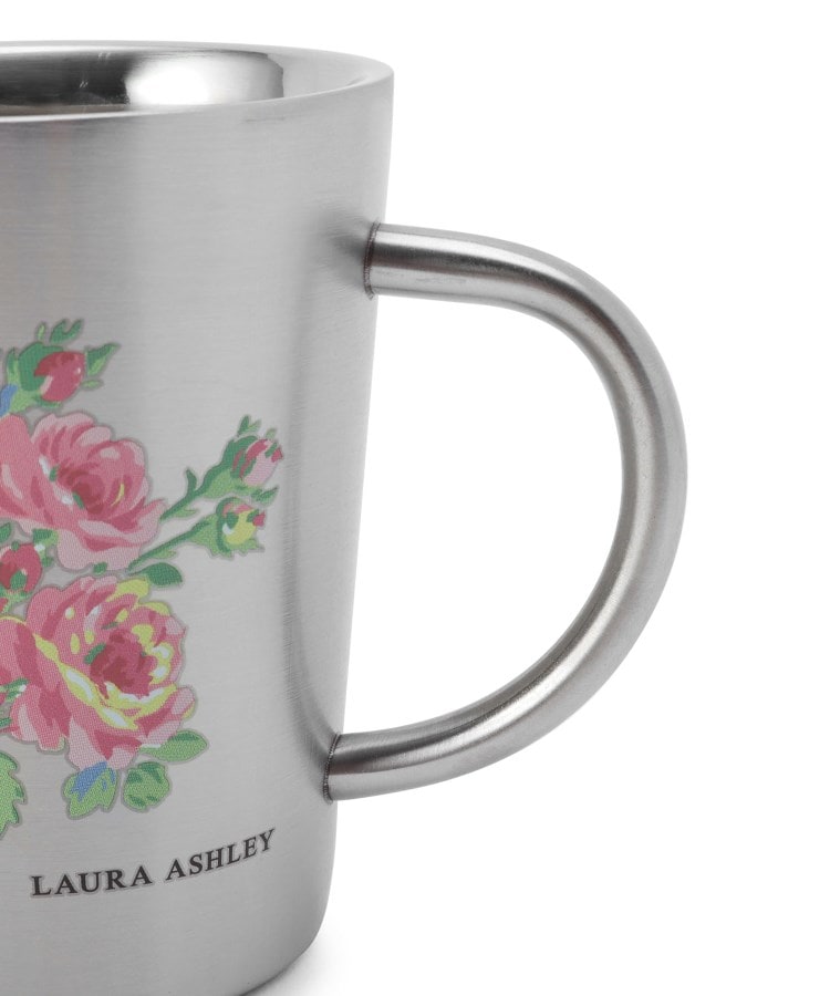 ローラ アシュレイ LAURA ASHLEY プリント ステンレスマグ （ワインレッド(163)） ワインレッド(163)