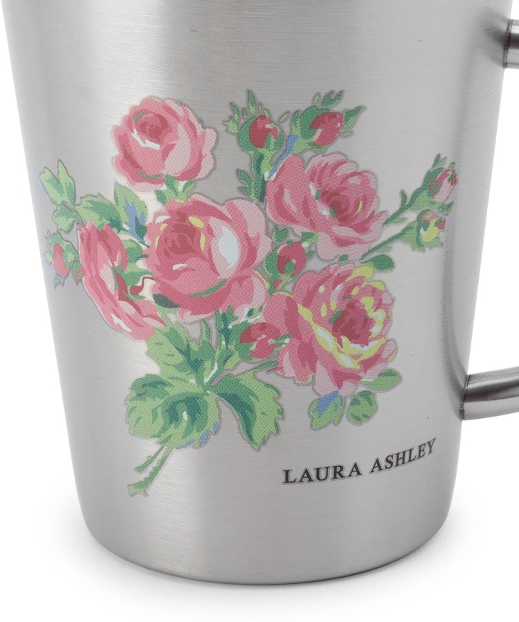 ローラ アシュレイ LAURA ASHLEY プリント ステンレスマグ （ワインレッド(163)） ワインレッド(163)