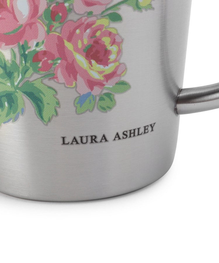 ローラ アシュレイ LAURA ASHLEY プリント ステンレスマグ （ワインレッド(163)） ワインレッド(163)