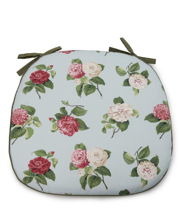 ローラ アシュレイ LAURA ASHLEY カミール柄 シートクッション （アイボリー(104)） アイボリー(104)
