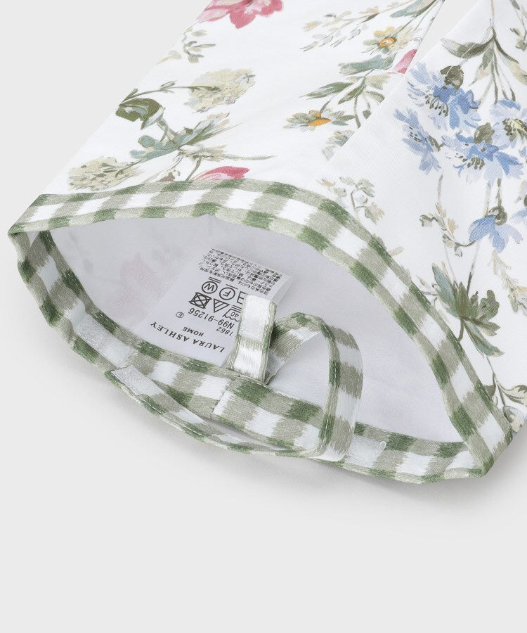 ローラ アシュレイ LAURA ASHLEY ポピー メドウ柄 ティッシュボックス カバー （アイボリー(104)） アイボリー(104)