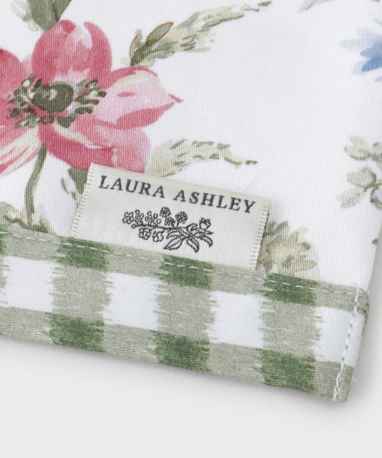 ローラ アシュレイ LAURA ASHLEY ポピー メドウ柄 ティッシュボックス カバー （アイボリー(104)） アイボリー(104)