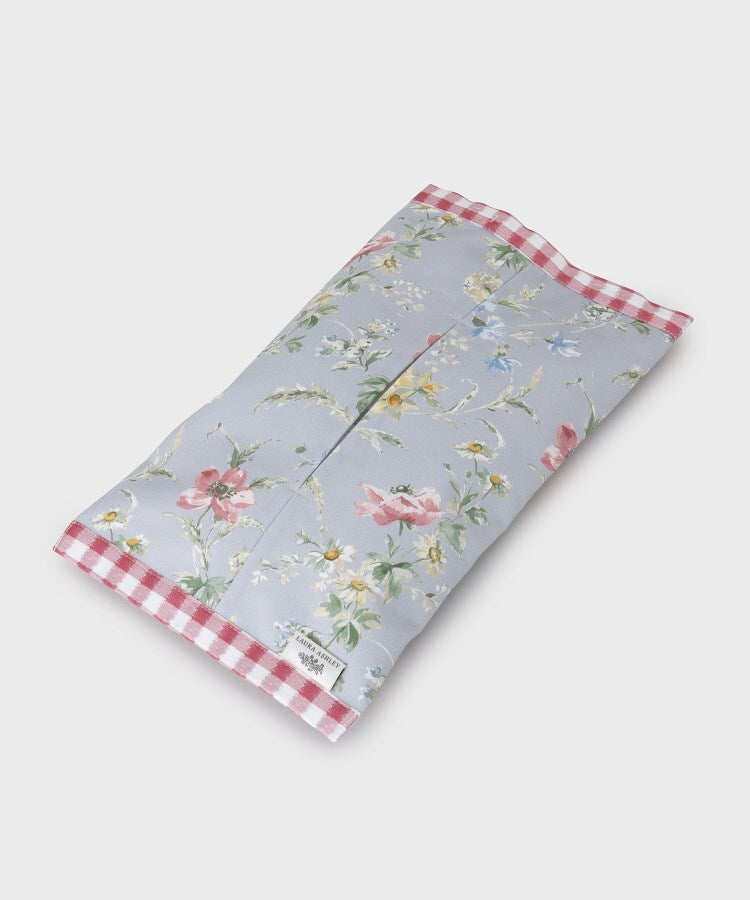 ローラ アシュレイ LAURA ASHLEY ポピー メドウ柄 ティッシュボックス カバー （ライトグレー(111)） ライトグレー(111)