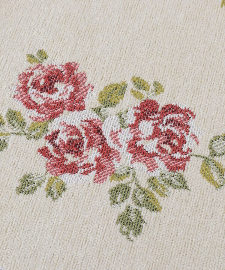 ローラ アシュレイ LAURA ASHLEY アルバティーン柄 マット 45×70cm （ライトベージュ(151)） ライトベージュ(151)