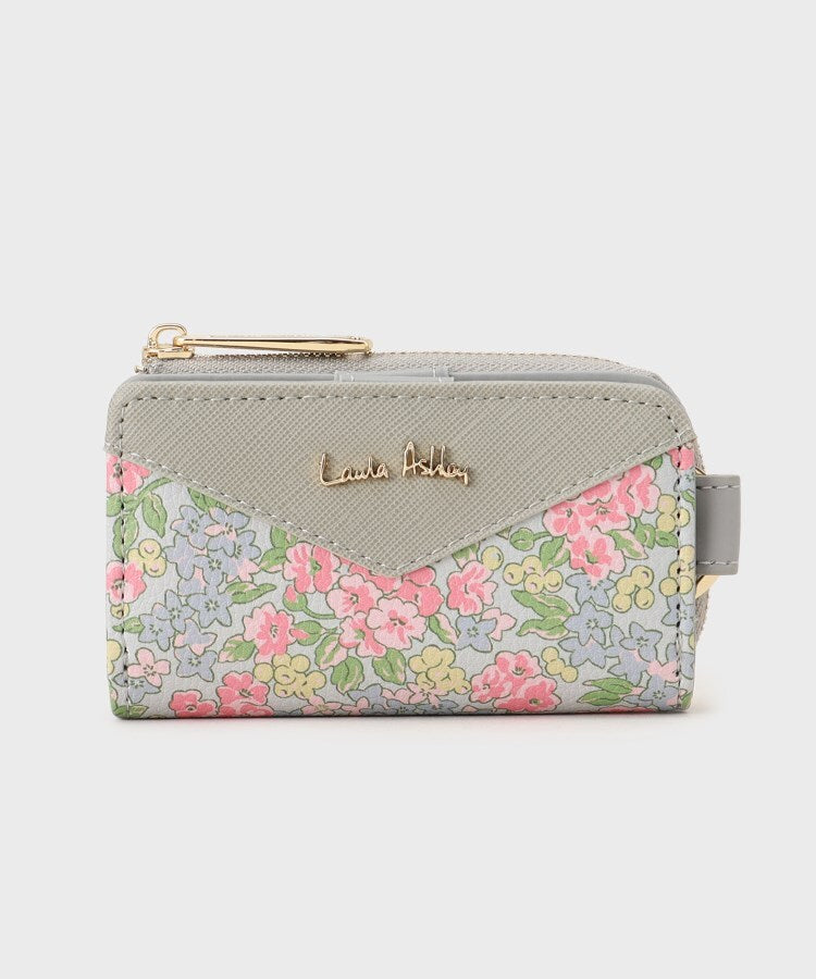 ローラ アシュレイ LAURA ASHLEY ノーソップ ブルーム柄 キーケース （グレー(112)） グレー(112)