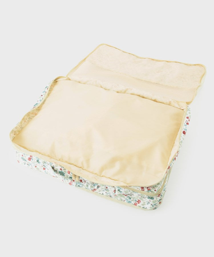 ローラ アシュレイ LAURA ASHLEY ロサ サンクタ柄 トラベルポーチLL （ブルー(191)） ブルー(191)