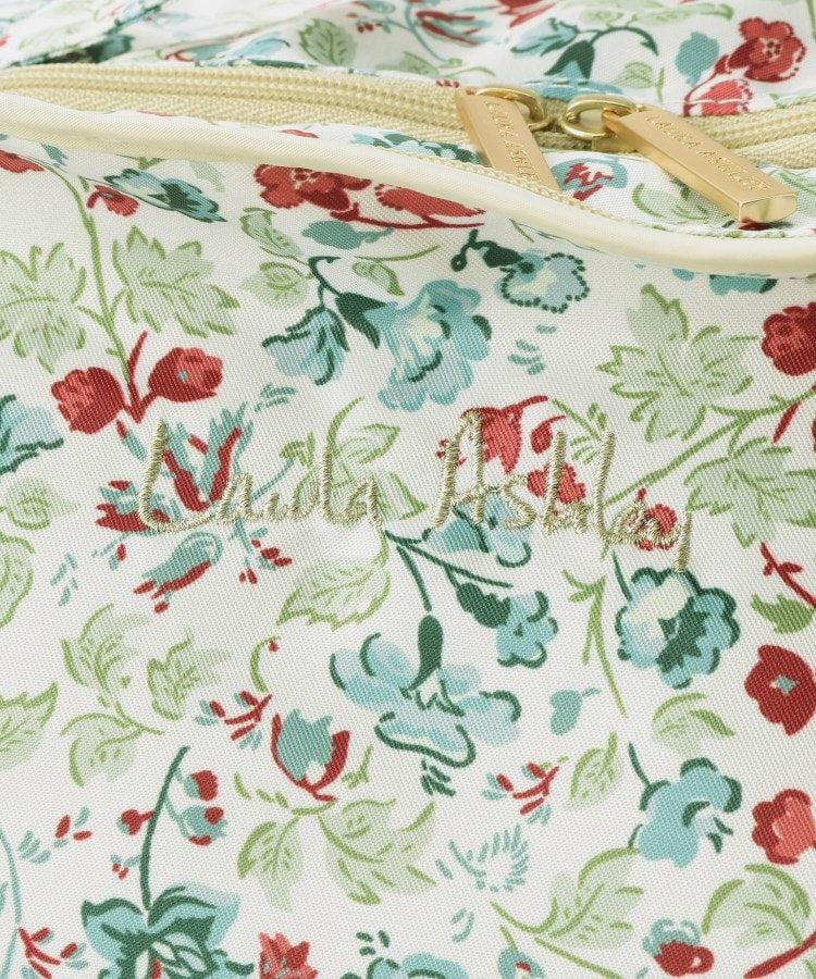 ローラ アシュレイ LAURA ASHLEY ロサ サンクタ柄 トラベルポーチLL （ブルー(191)） ブルー(191)