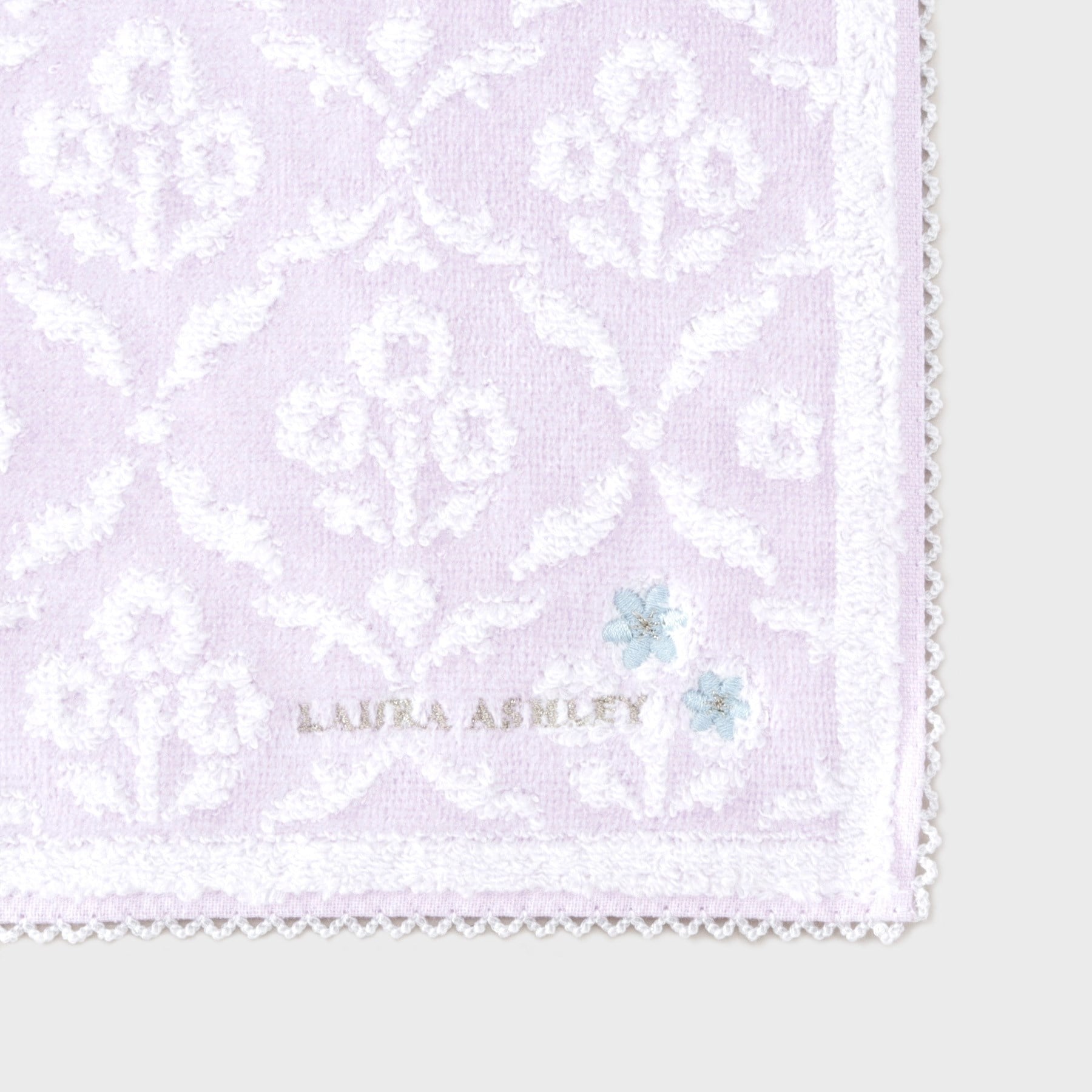 ローラ アシュレイ LAURA ASHLEY ピコレース タオルハンカチ （ピンク(171)） ピンク(171)