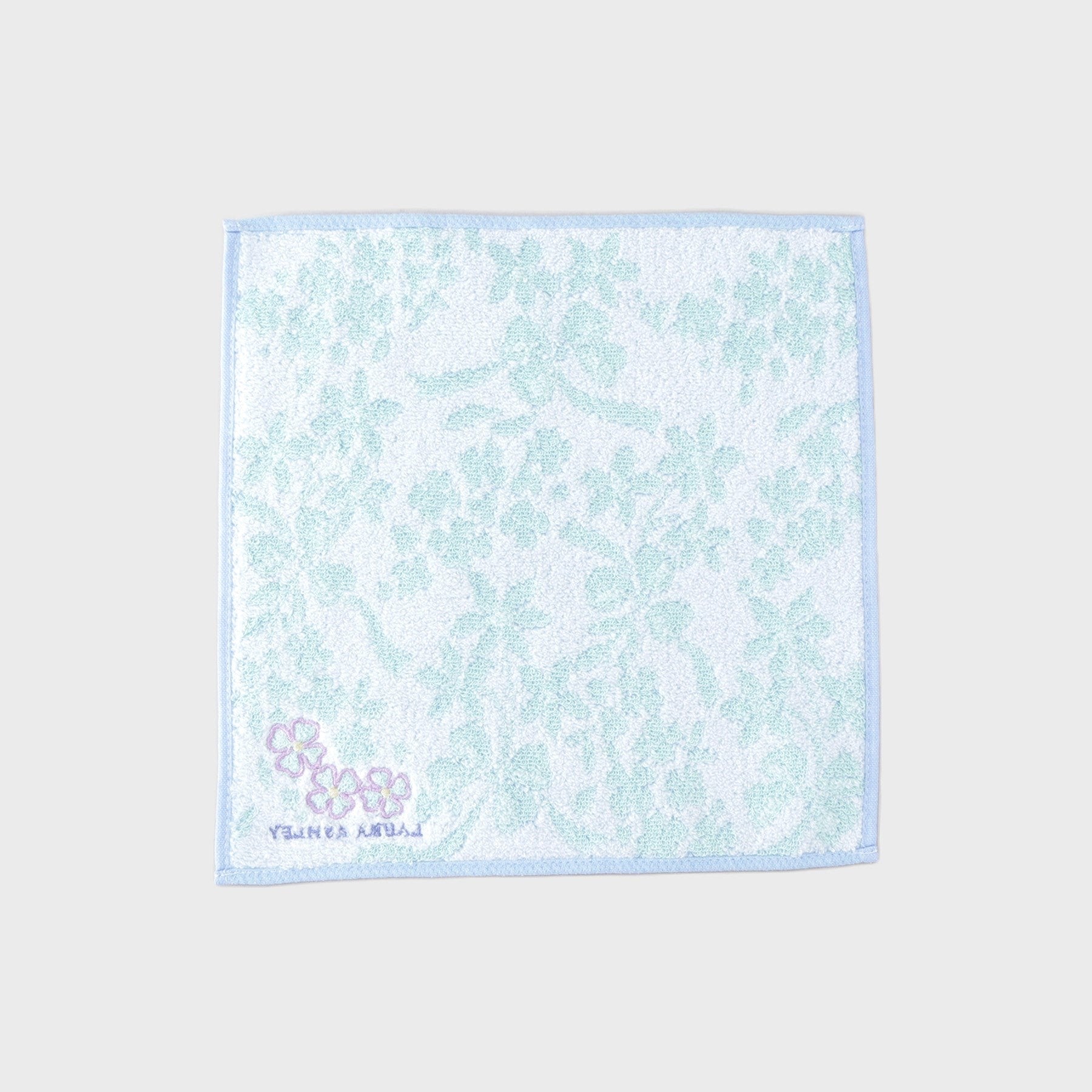ローラ アシュレイ LAURA ASHLEY リボン タオルハンカチ （グレー(112)） グレー(112)