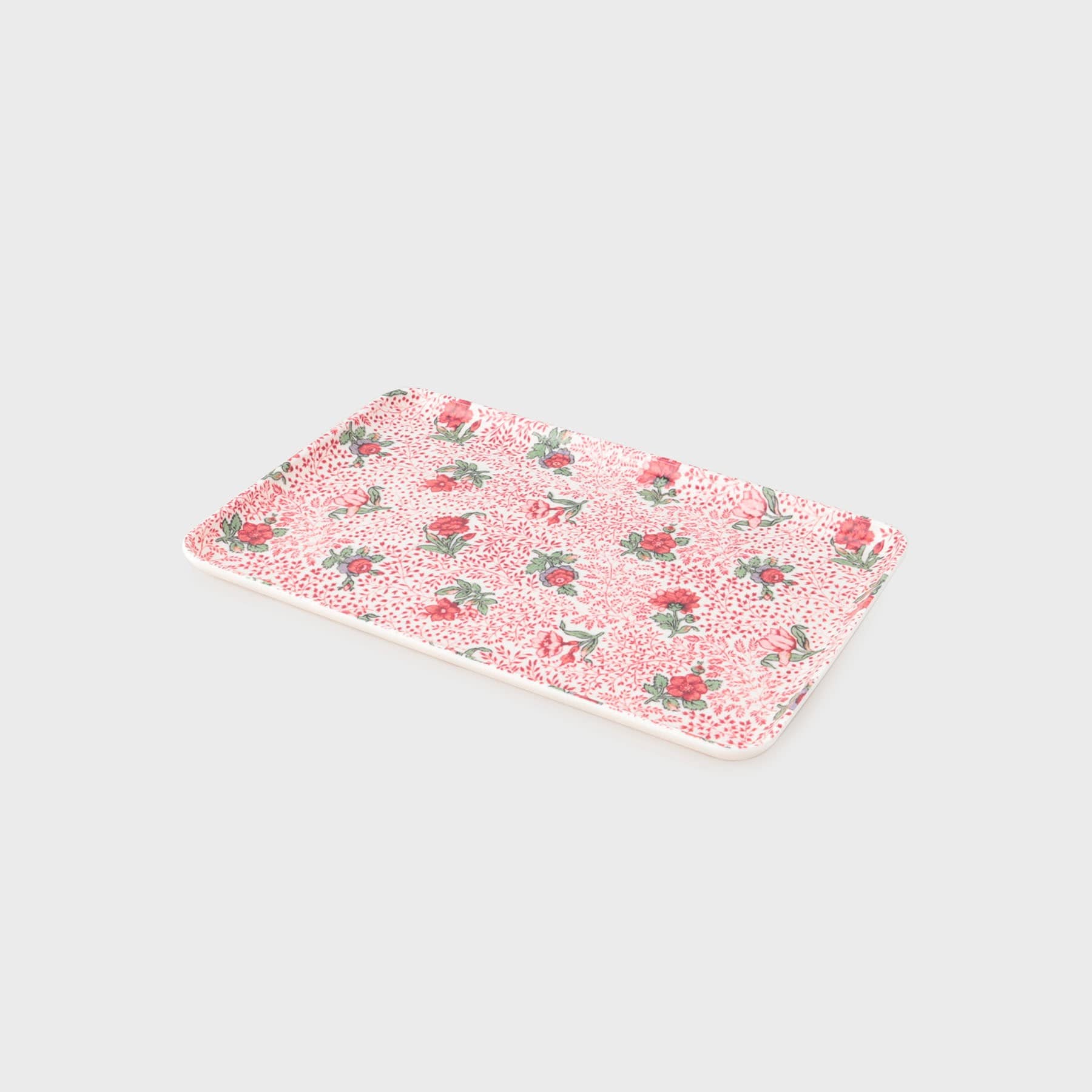 ローラ アシュレイ LAURA ASHLEY ファブリック トレイ S （レッド(163)） レッド(163)