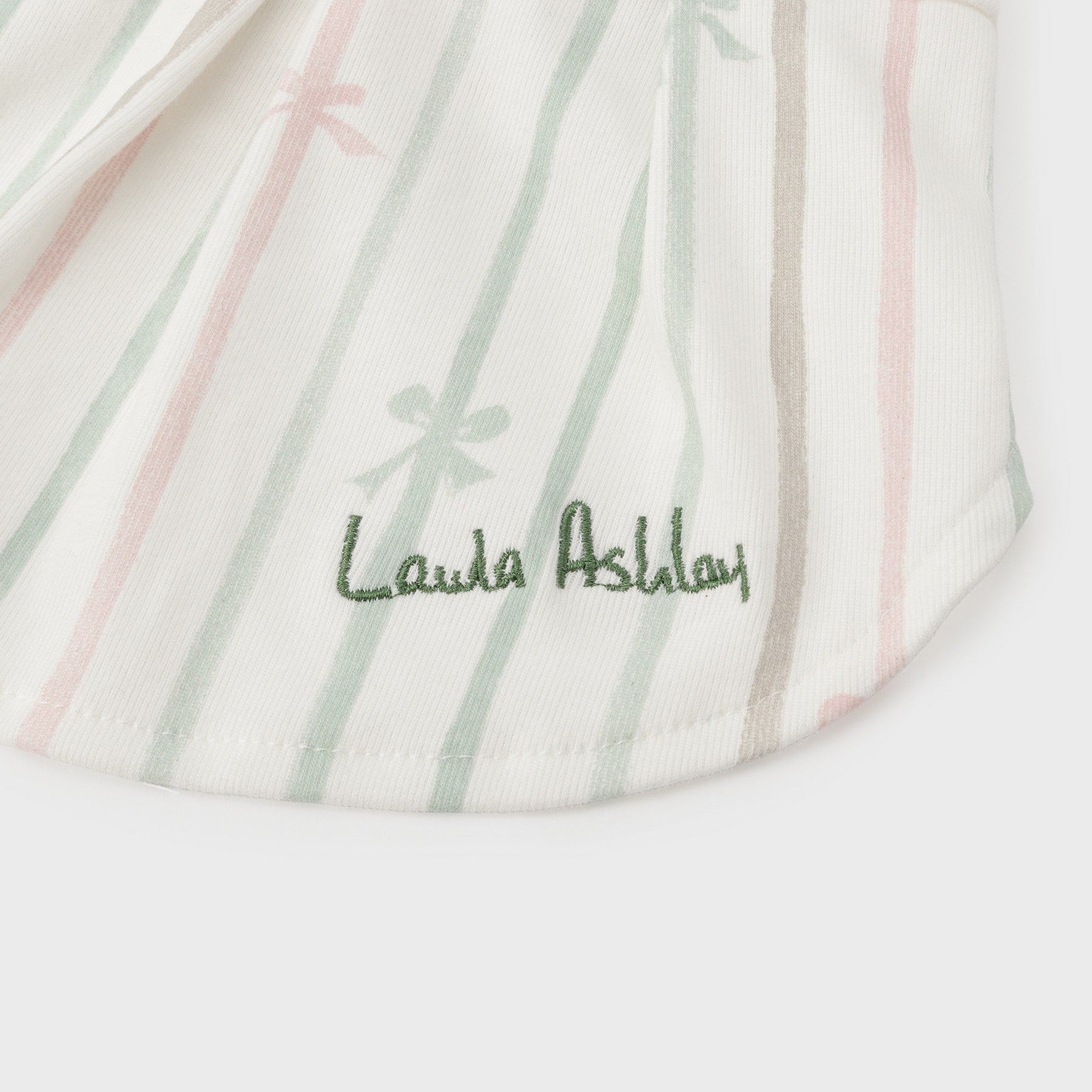 ローラ アシュレイ LAURA ASHLEY ペインタリー ボウ ストライプ柄 ドッグウエア 【返品不可商品】 （ホワイト(102)） ホワイト(102)