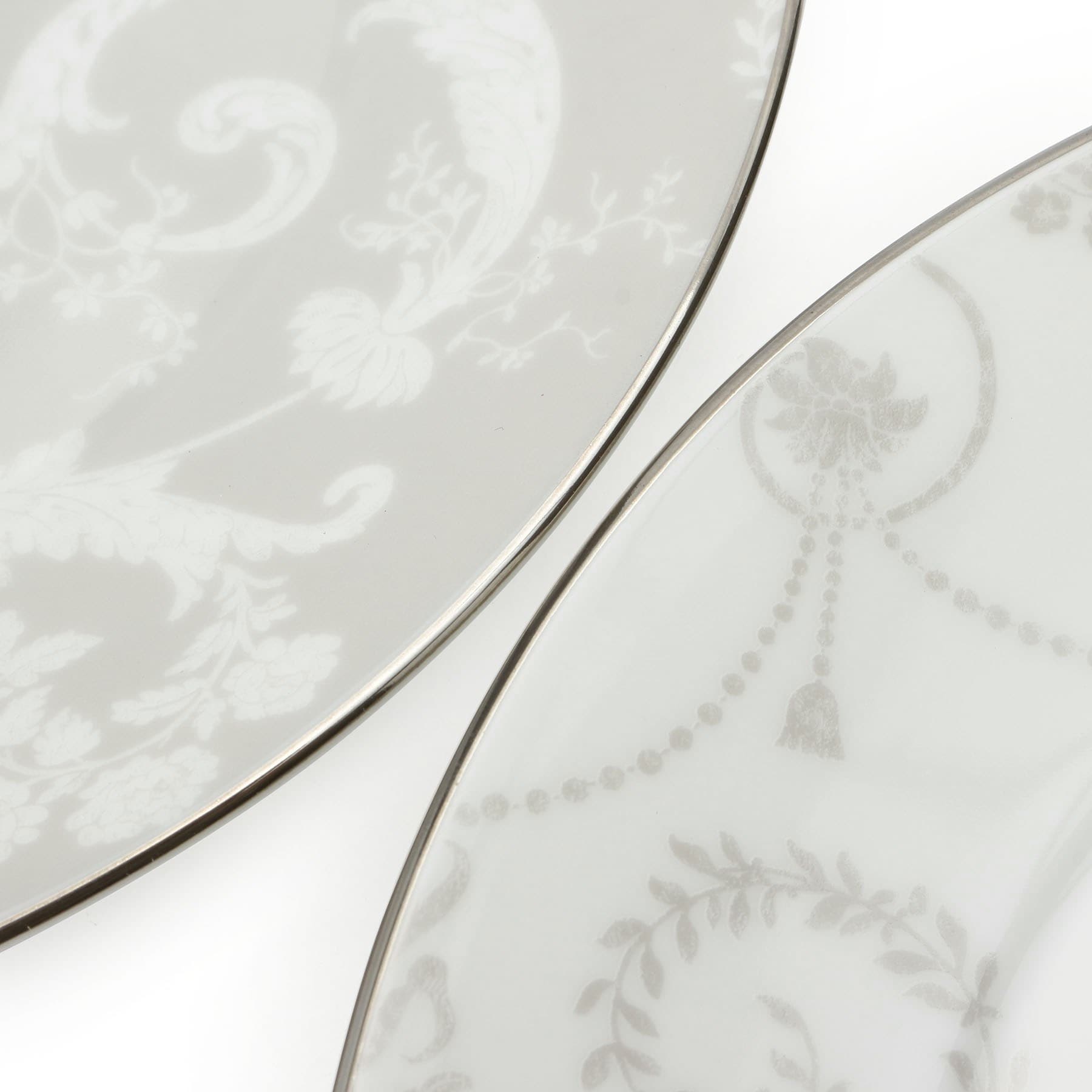 ローラ アシュレイ LAURA ASHLEY ジョゼット柄 プレートペアセット【返品不可商品】 （ライトグレー) ライトグレー(111)