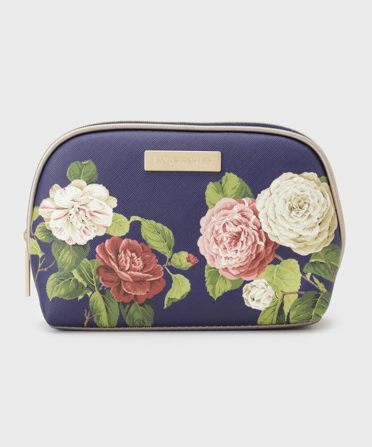ローラ アシュレイ LAURA ASHLEY カミール柄 ポーチ （アイボリー(104)） アイボリー(104)