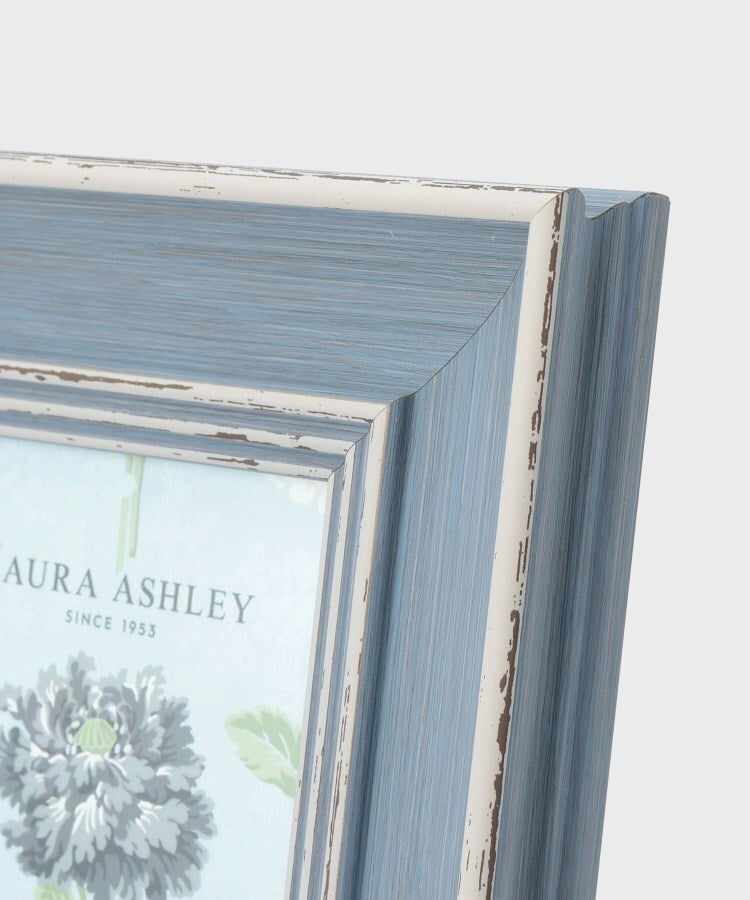 ローラ アシュレイ LAURA ASHLEY 【日本製】カラードフレーム ラスキン ポストカードサイズ （フォトサイズ：100×150mm） （ブルー(191)） ブルー(191)