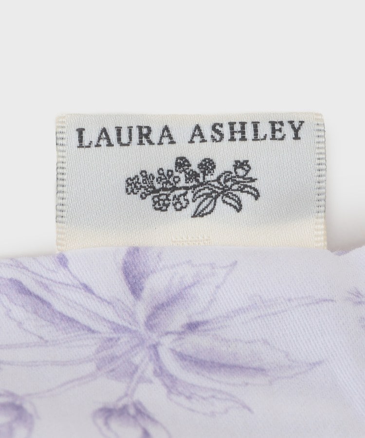ローラ アシュレイ LAURA ASHLEY 【シングル】サーストンブルーム柄 フィットシーツ （パープル(183)） パープル(183)